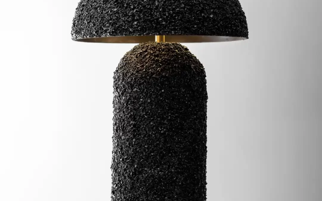 CRYSTAL MUSHROOM TABLE LAMP