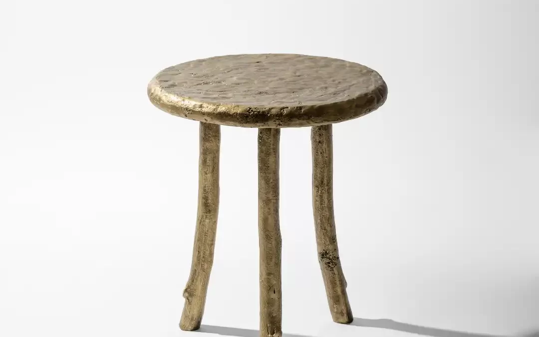CIRCULAR BRASS TABLE